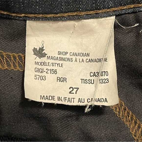 Lois Jeans and Jackets Dark Wash Gigi-2156 Mid-Rise Slim Fit Jeans (27x31) - Picture 14 of 15